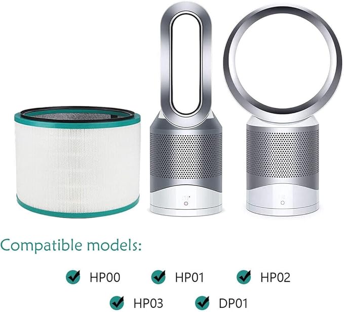 Air Purifier Filter Compatible With Replacement For Dyson HP00 HP01 HP02 HP03 DP01 DP03