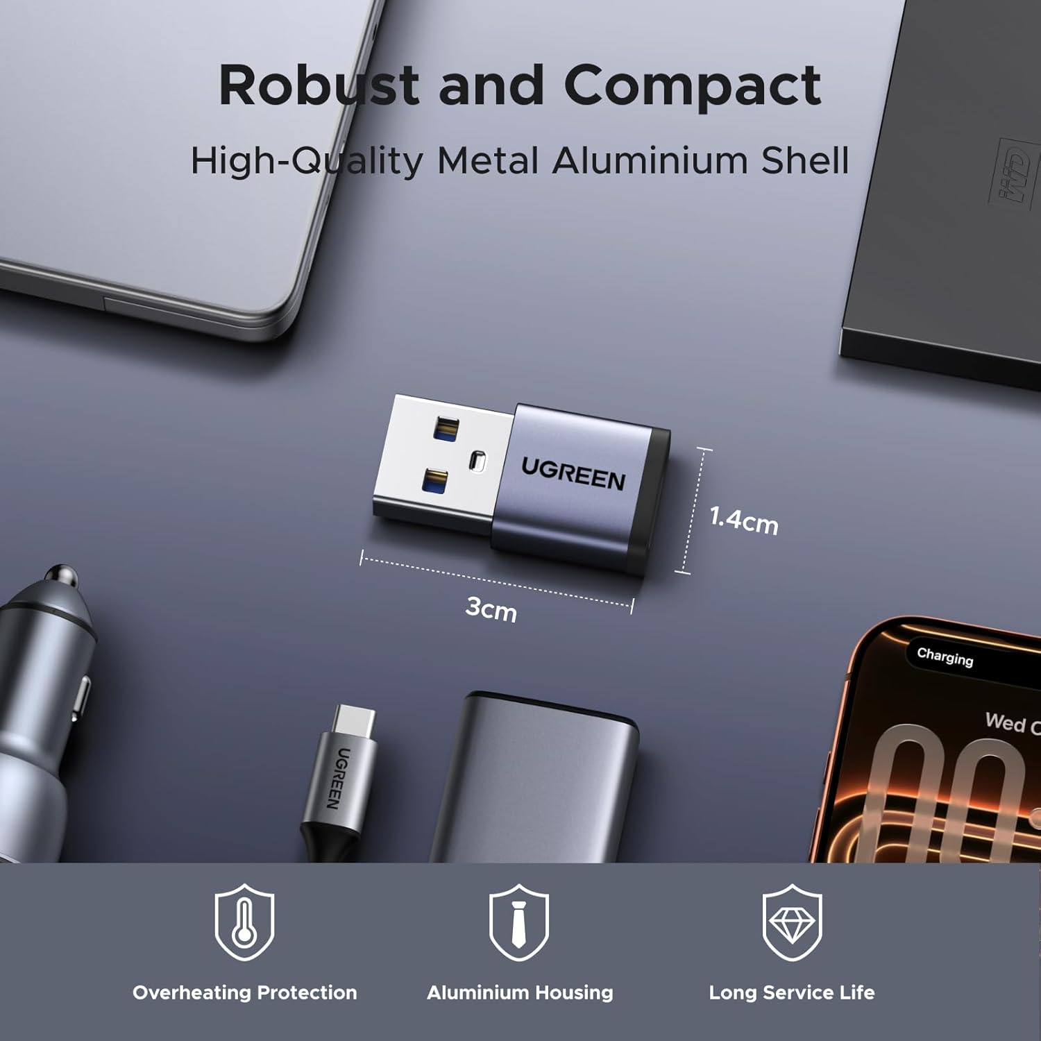 UGREEN USB A to Type-C Female OTG Adapter