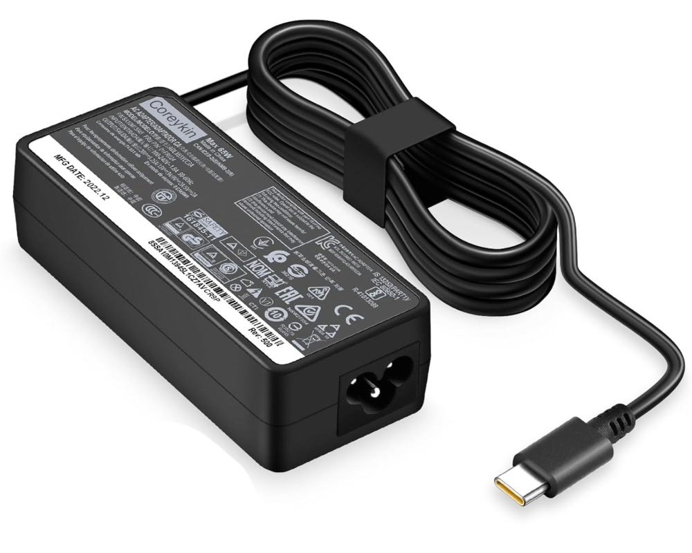65W Lenovo Laptop Charger Type C Replacement