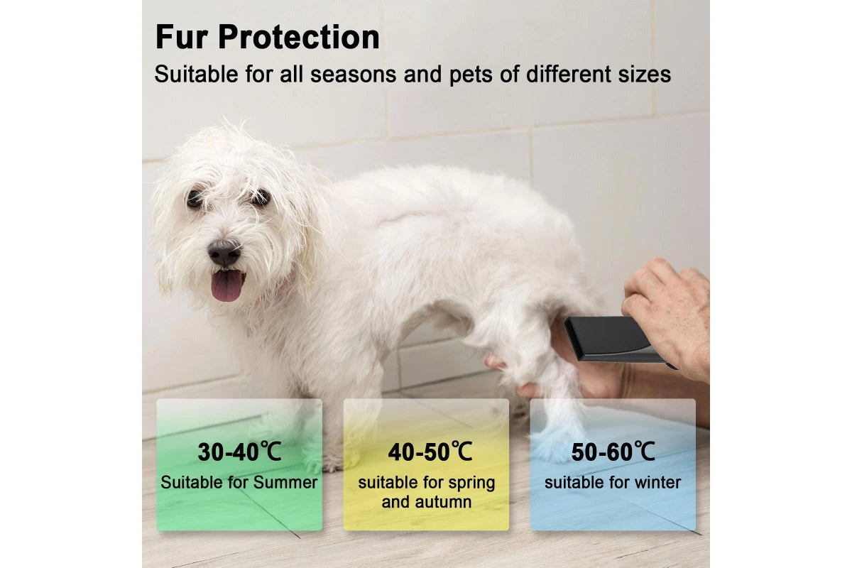 Pet Hair Dryer Grooming Blower Blue
