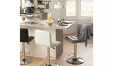 Height Adjustable Bar Stool PU Leather Bar Stools