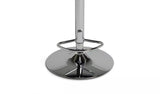 Height Adjustable Bar Stool PU Leather Bar Stools