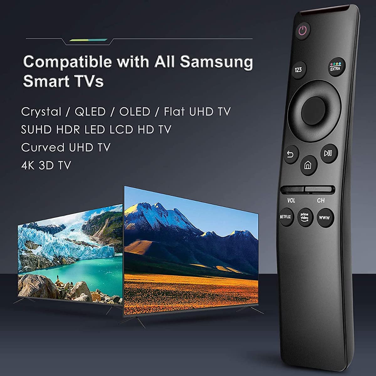 Replacement Remote compatible with Samsung Tv Remote Replacement Samsung Remote