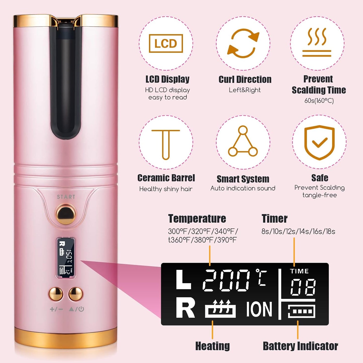 Hair Curler Cordless
