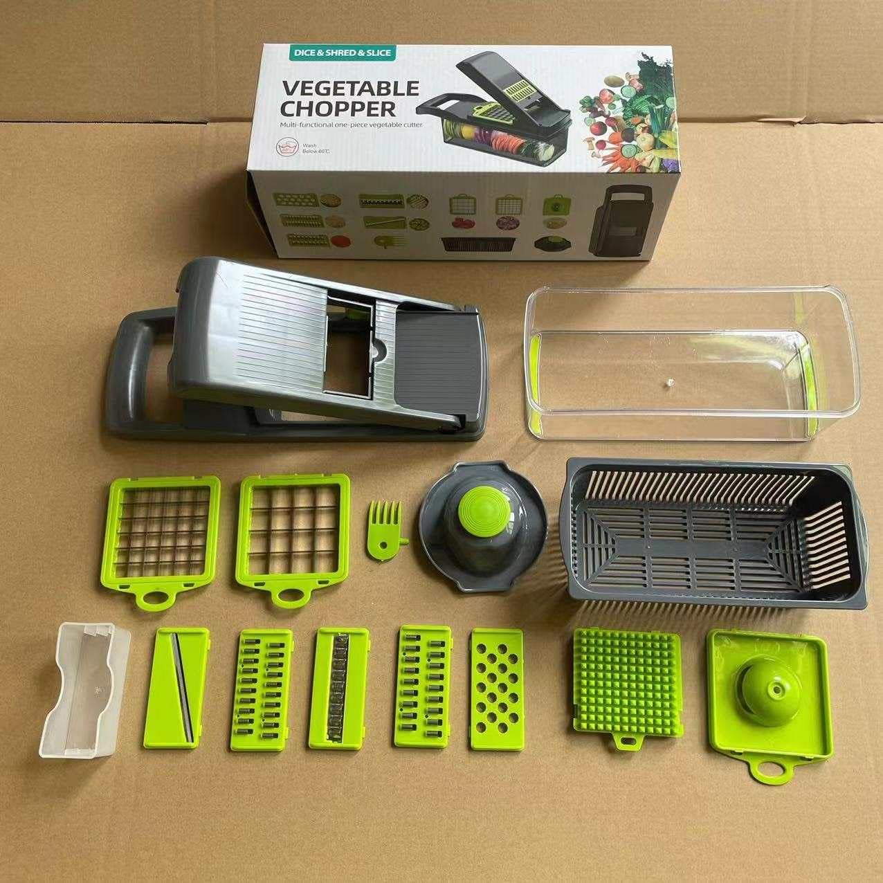 14 in 1 Multipurpose Chopper, Cutters, Grater Peeler Chipser, Slicer for Kitchen