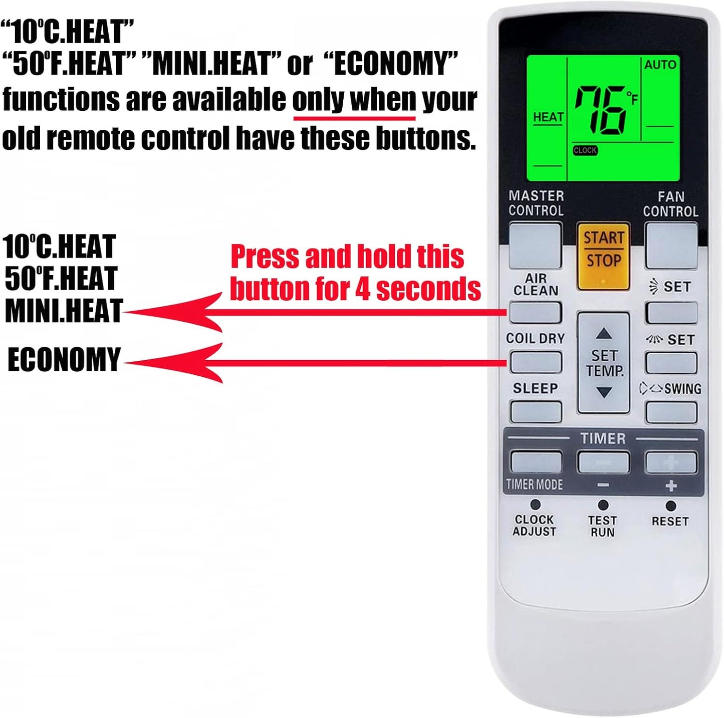 Fujitsu Heat Pump Remote Replacement