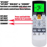 Fujitsu Heat Pump Remote Replacement