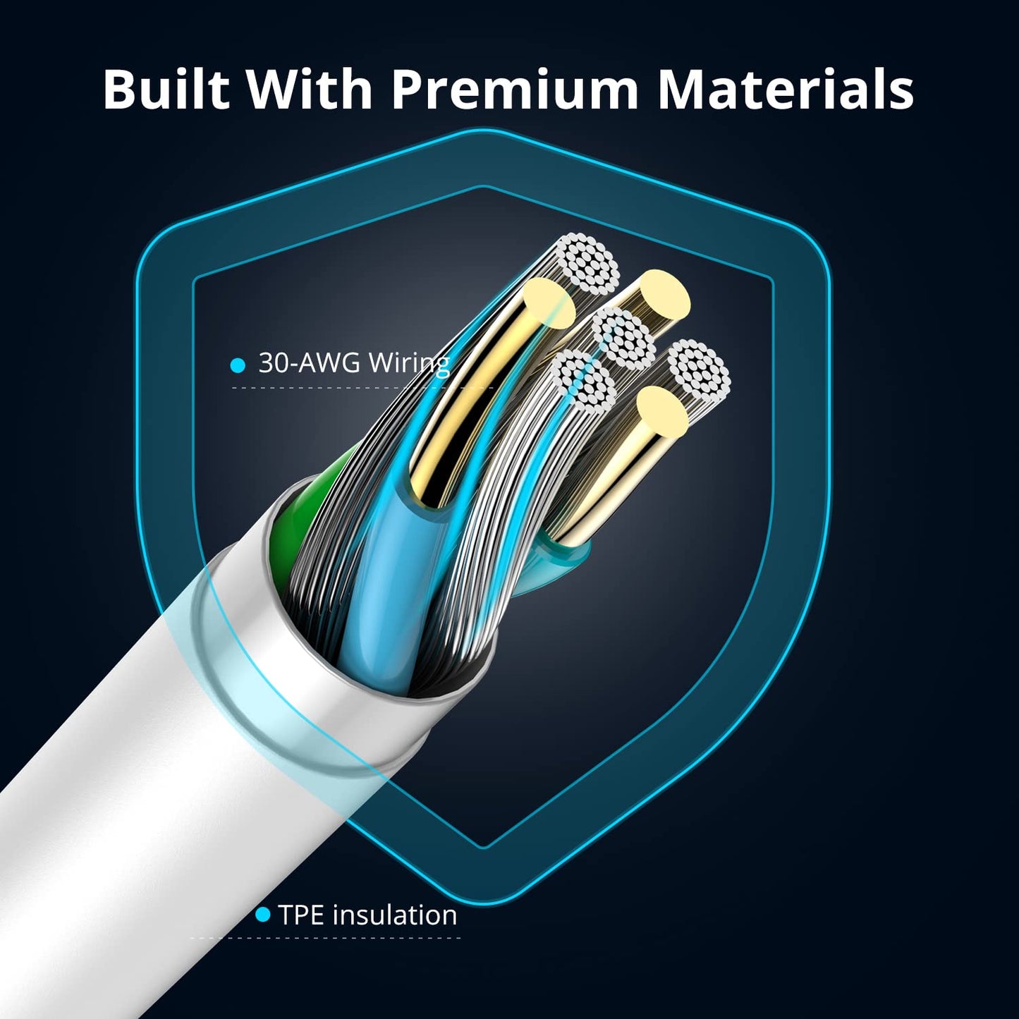 Compatible with iPhone Type C to Lightning Charging Cable 1m