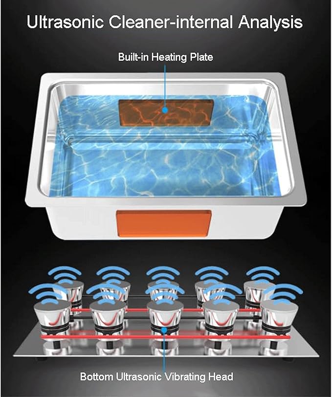 Heated Ultrasonic Cleaner 3.2L Ultrasonic