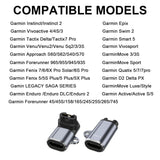 Lightning to Garmin Watch Charging Adapter Charger