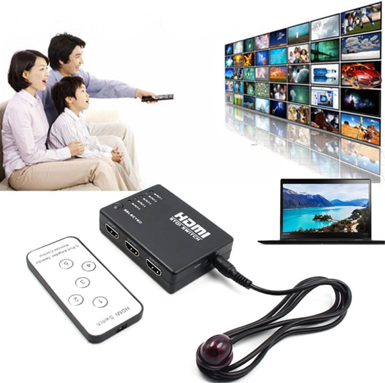 HDMI Splitter with Remote