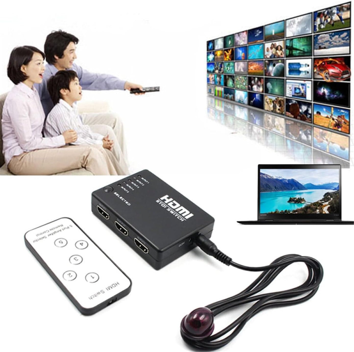 HDMI Splitter with Remote