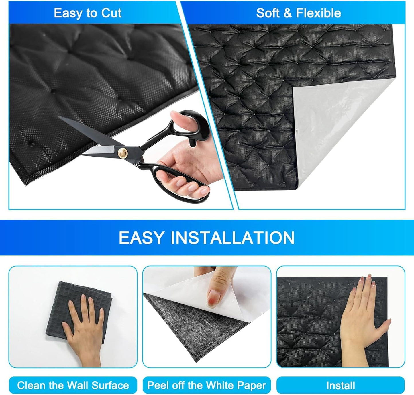 Car Butyl Rubber Sound Deadener Sound Proofing NoiseProofing Self Adhesive