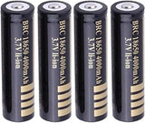 18650 4000mAh 3.7V Rechargeable Lithium Battery (12 Pcs)