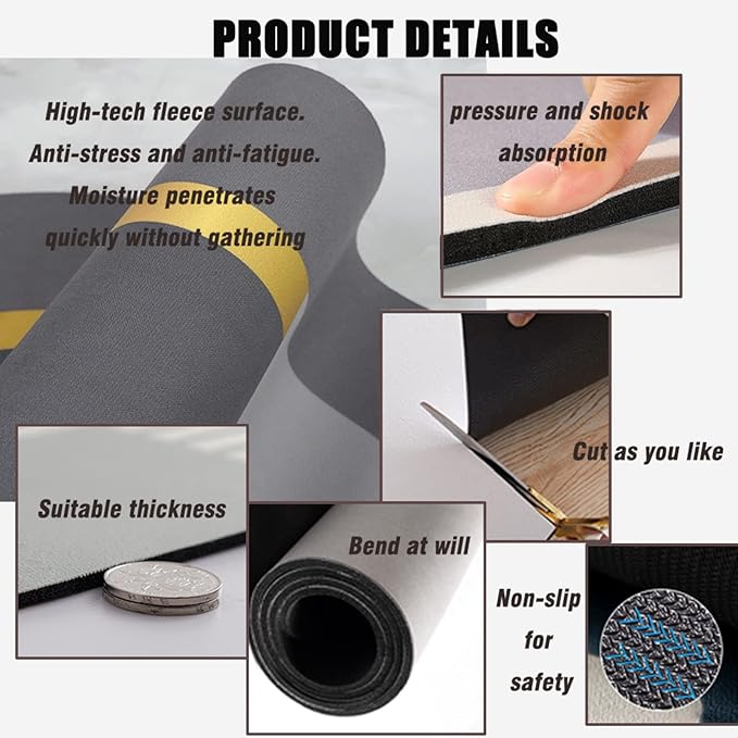Non-Slip Kitchen Floor Mat (50 x 120cm)
