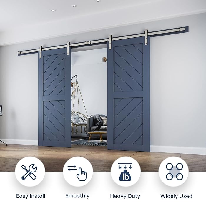 3.66m Sliding Barn Door Hardware