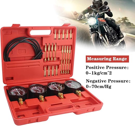 Carburetor Vacuum Synchronizer Gauges Tool Kit