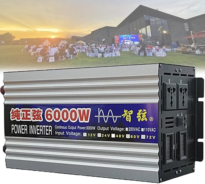 Pure Sine wave Inverter 6000W 12V