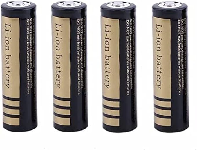 18650 Rechargeable Battery 4PCS