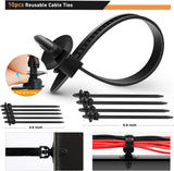 635pcs Car Body Trim Clips Retainer Bumper Rivets Fastener Kit