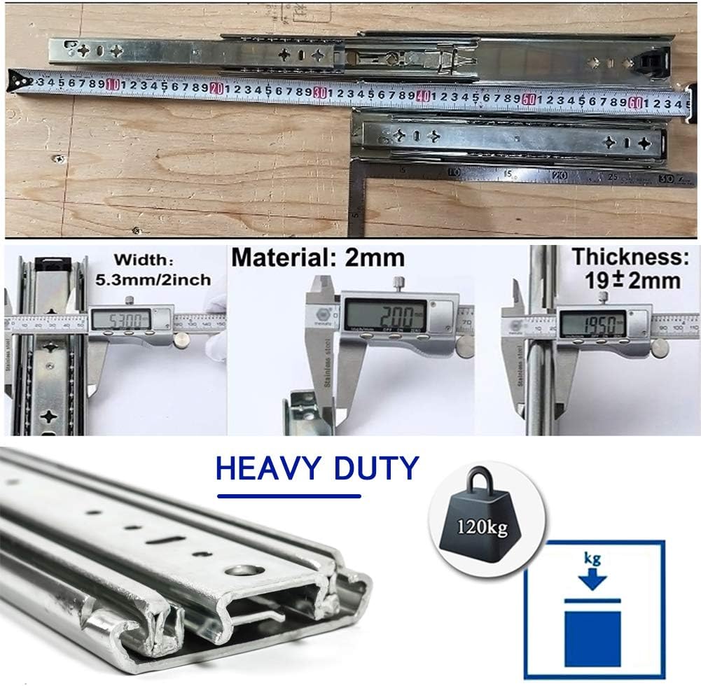12" Drawer Slides Runner