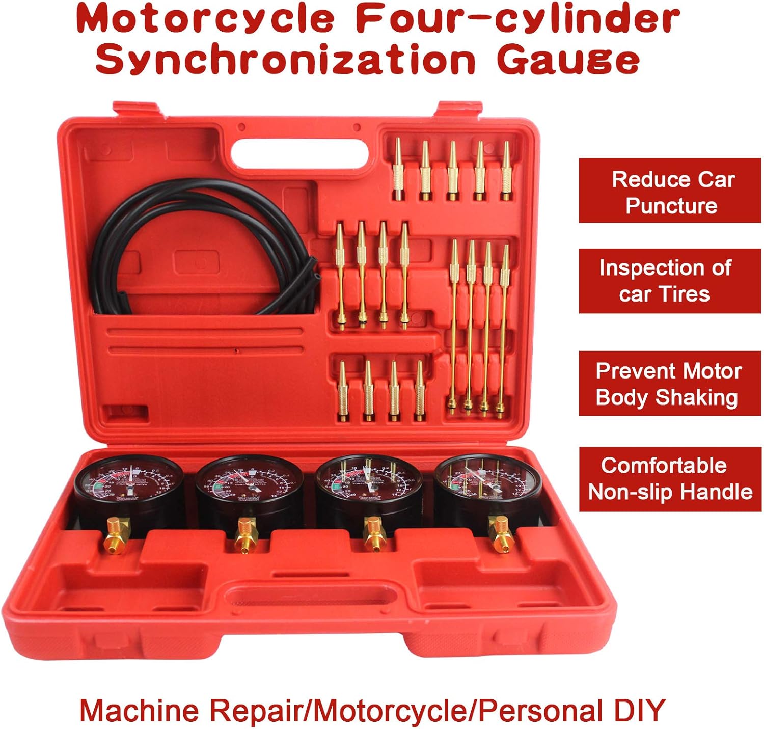 Carburetor Vacuum Synchronizer Gauges Tool Kit