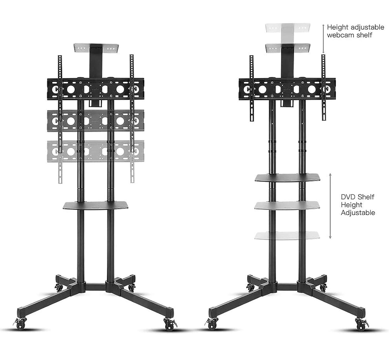 Height Adjustable TV Stand 32” to 65”