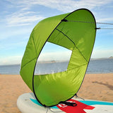 42in Sail Foldable Kayak Boat Wind Sail (Green)