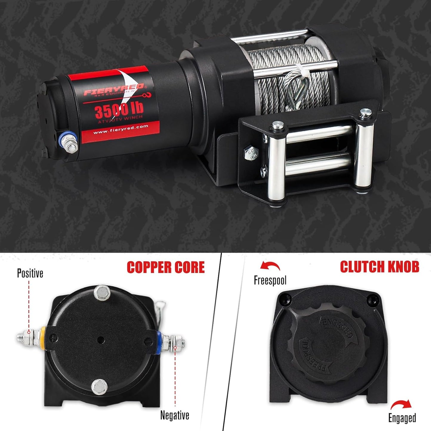 Electric Winch ATV Motor