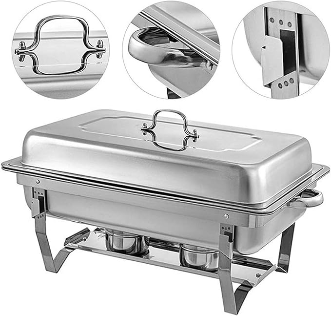 Chafing Dish Catering Set – 11L Food Warmer Pan