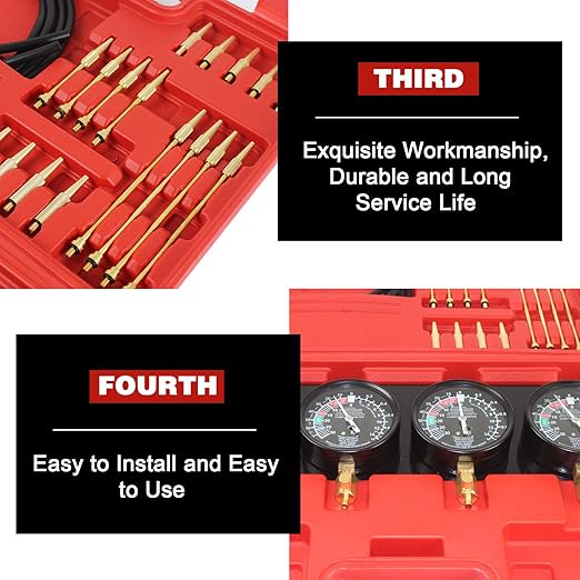 Carburetor Vacuum Synchronizer Gauges Tool Kit