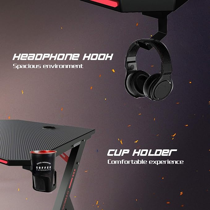 Gaming Chair with Desk Combo