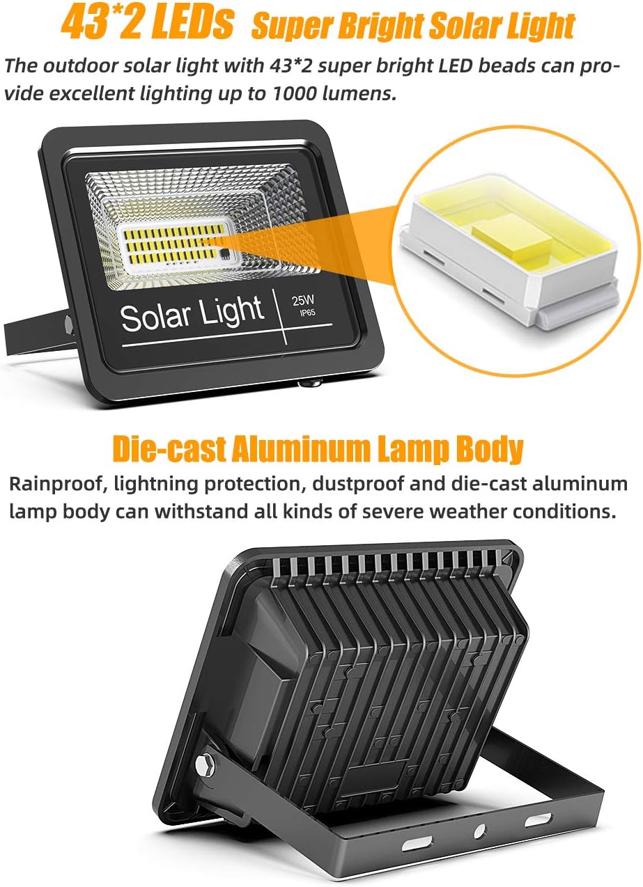 Outdoor Solar Security Flood Light
