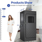 Portable Steam Sauna Personal Home Spa