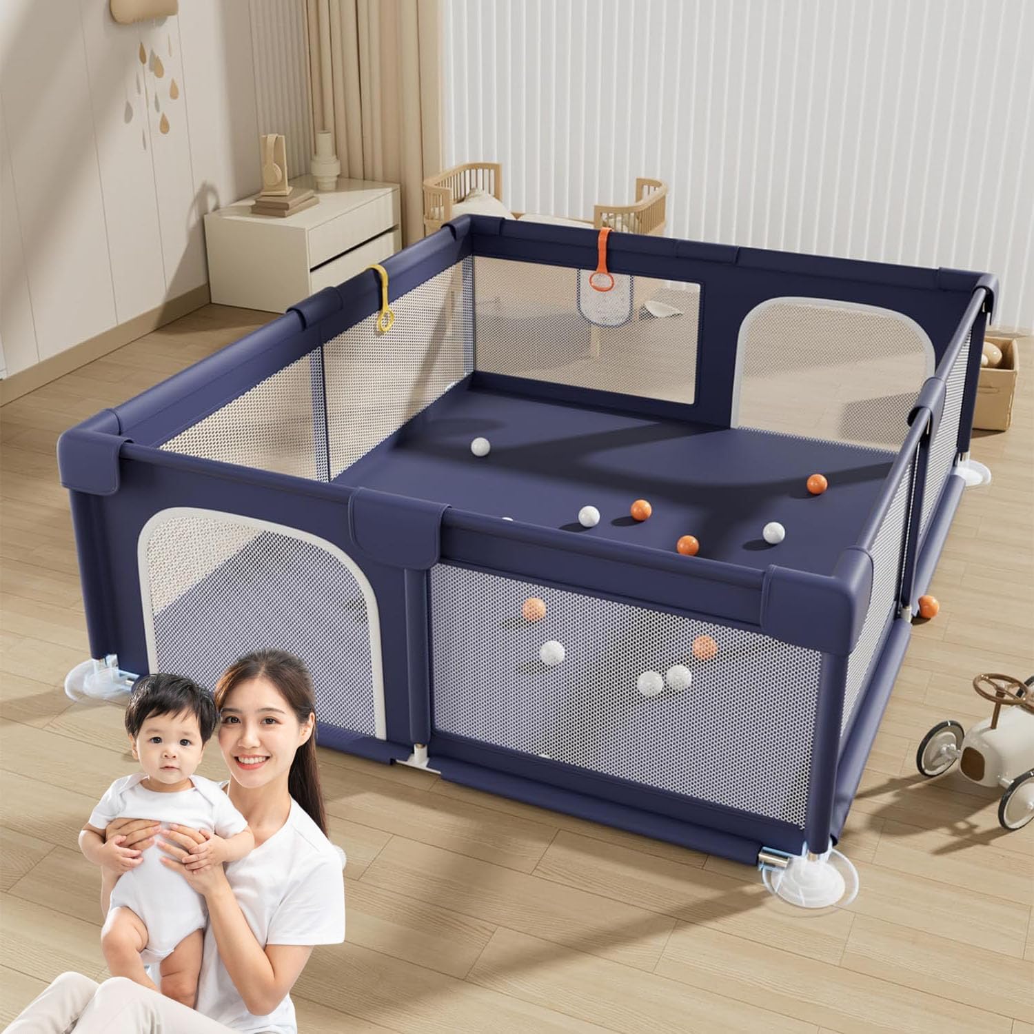Baby Kids Playpen Play Fence for Kids 150x200cm