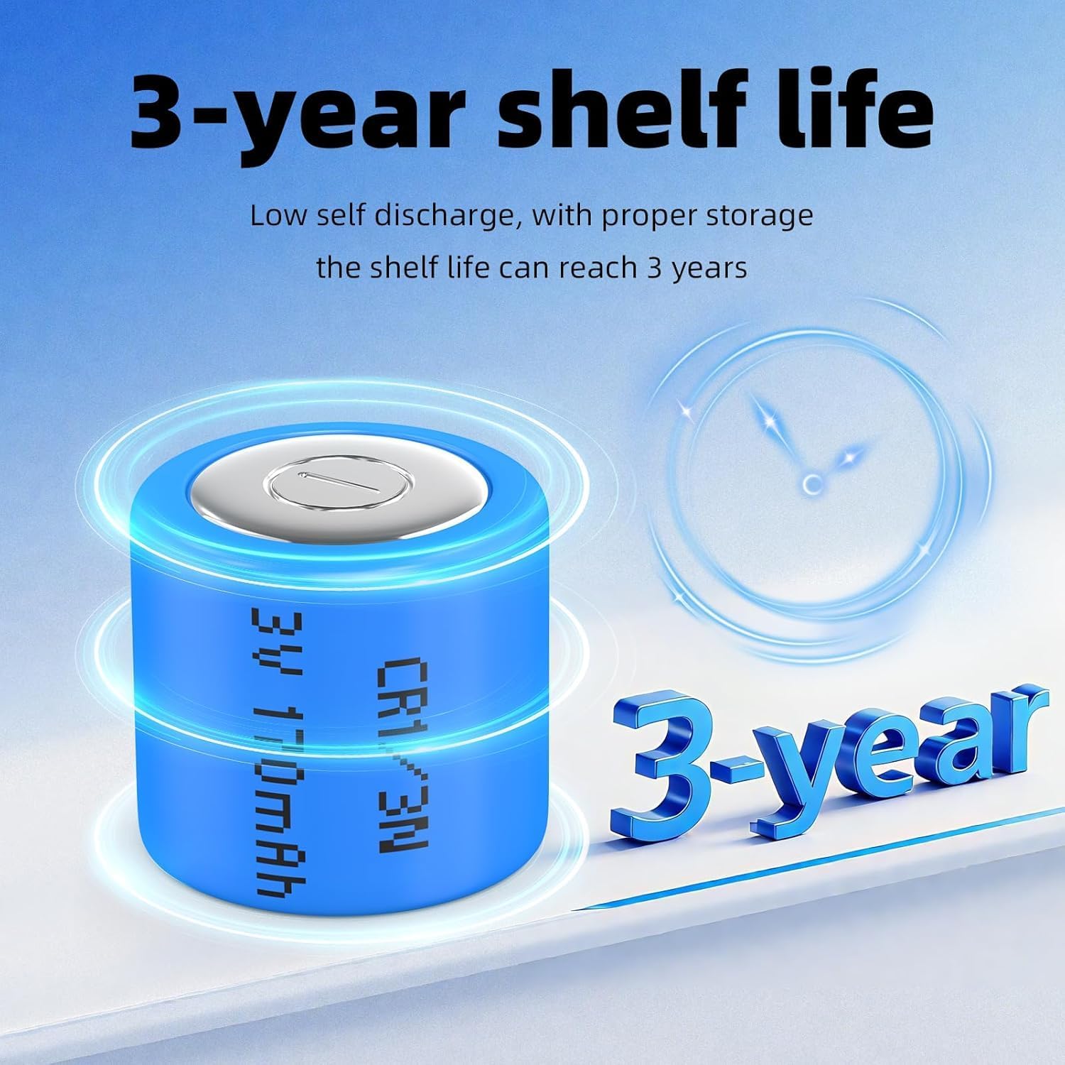 2PCS CR1/3N Lithium Battery 2L76, K58L, DL1/3N, 5018LC, CR11108, CR1/3N, CR13N