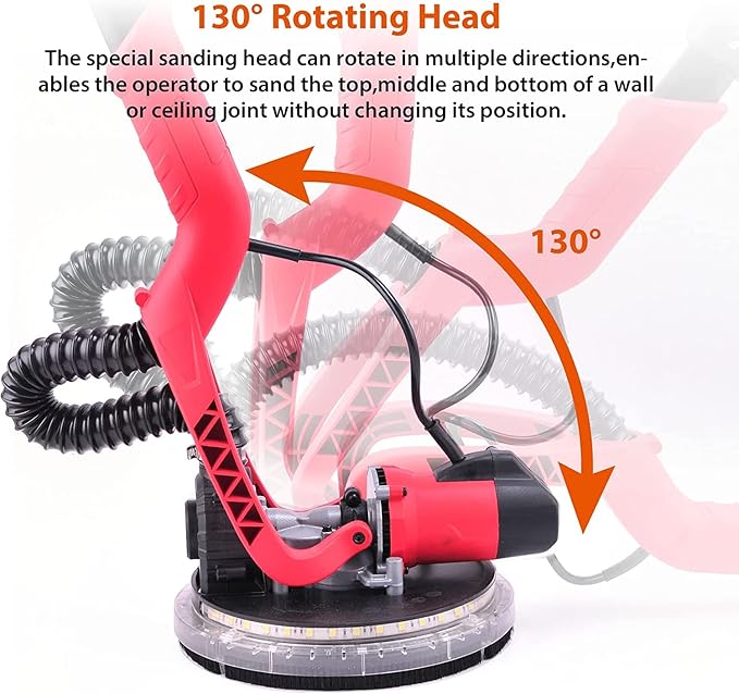 Electric Dry wall Sander 225MM Wall Grinding Machine