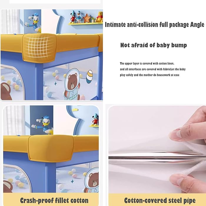 Portable Play pen Fence Gate Wall Fence Barrier