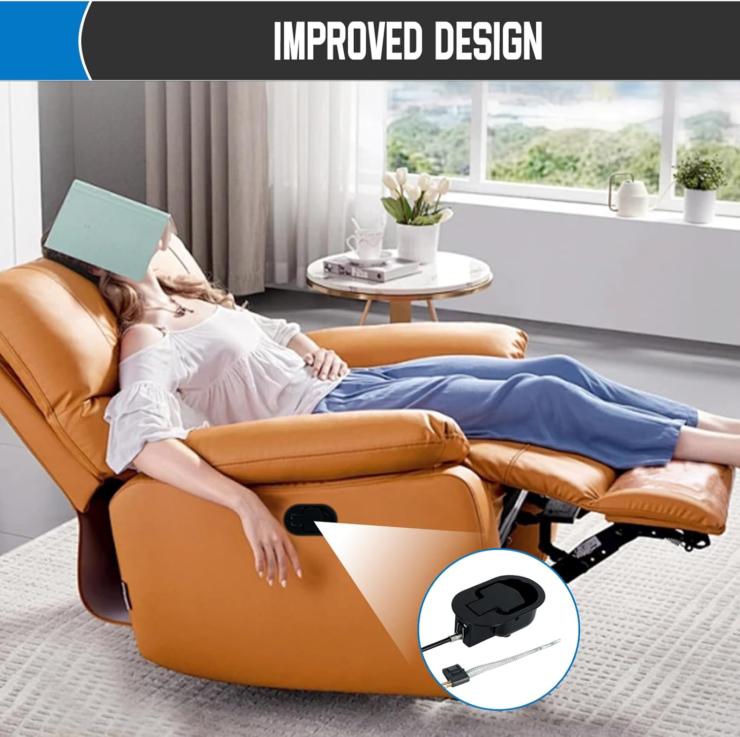 Sofa Lounge Metal Recliner Handle Release Lever Trigger