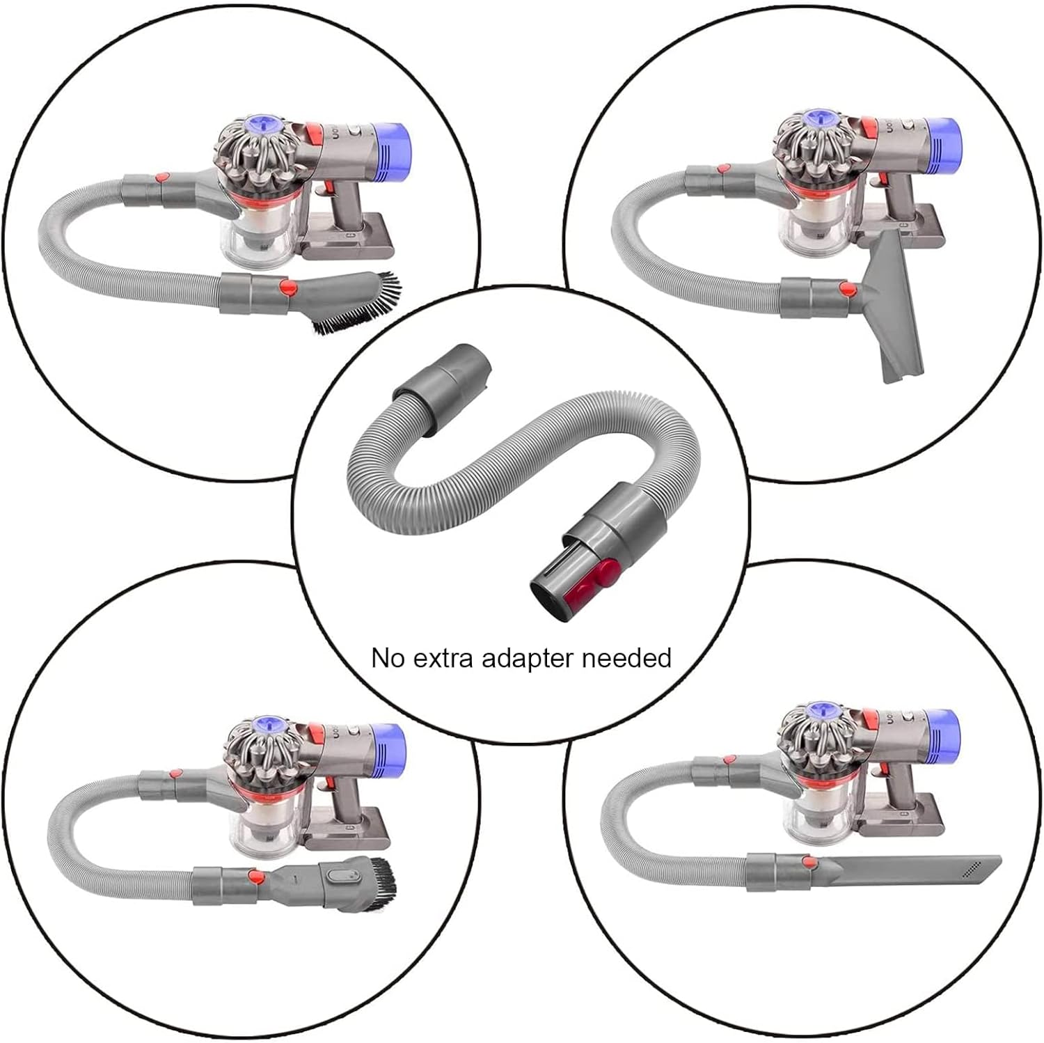 Compatible with Extension Hose Dyson V7 V8 V10 V11 Vacuum Replacement Extension Hose