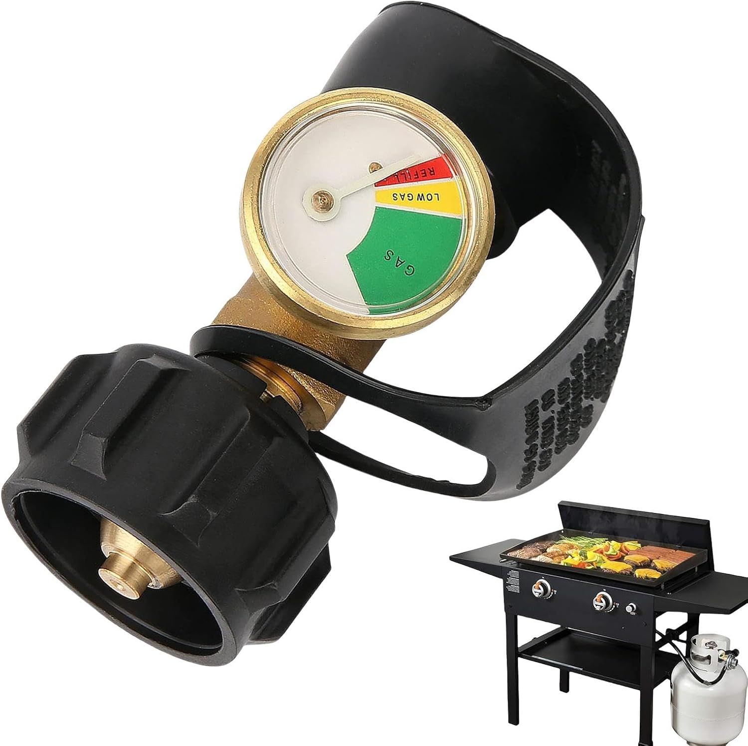 Propane Tank Gauge Leak Detector Gas Pressure Meter