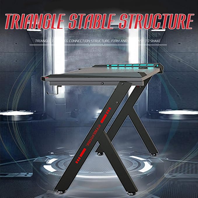 Gaming Chair with Desk Combo