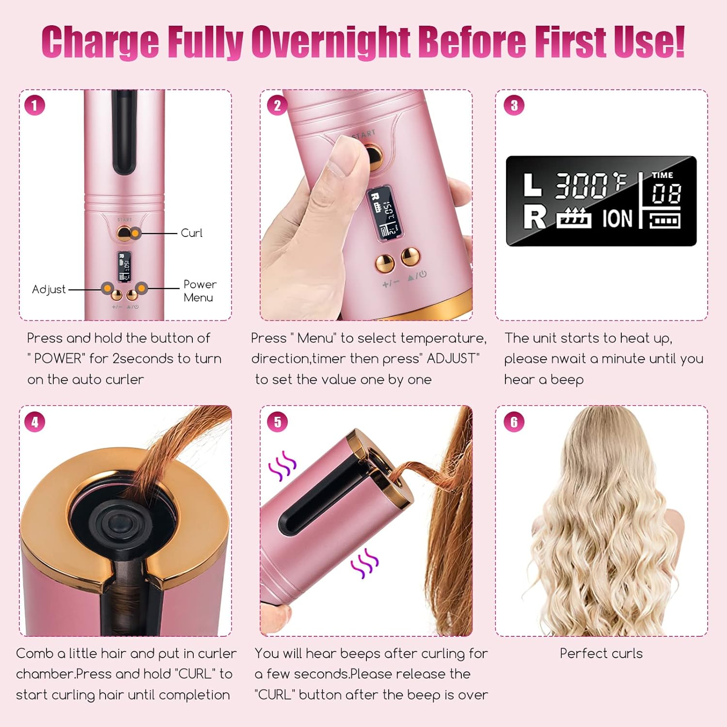 Hair Curler Cordless