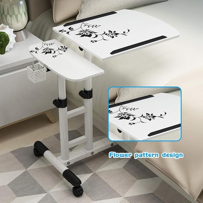 Overbed Laptop Table Desk Stand Adjustable