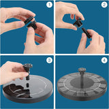 13cm Floating Solar Water Fountain Pump