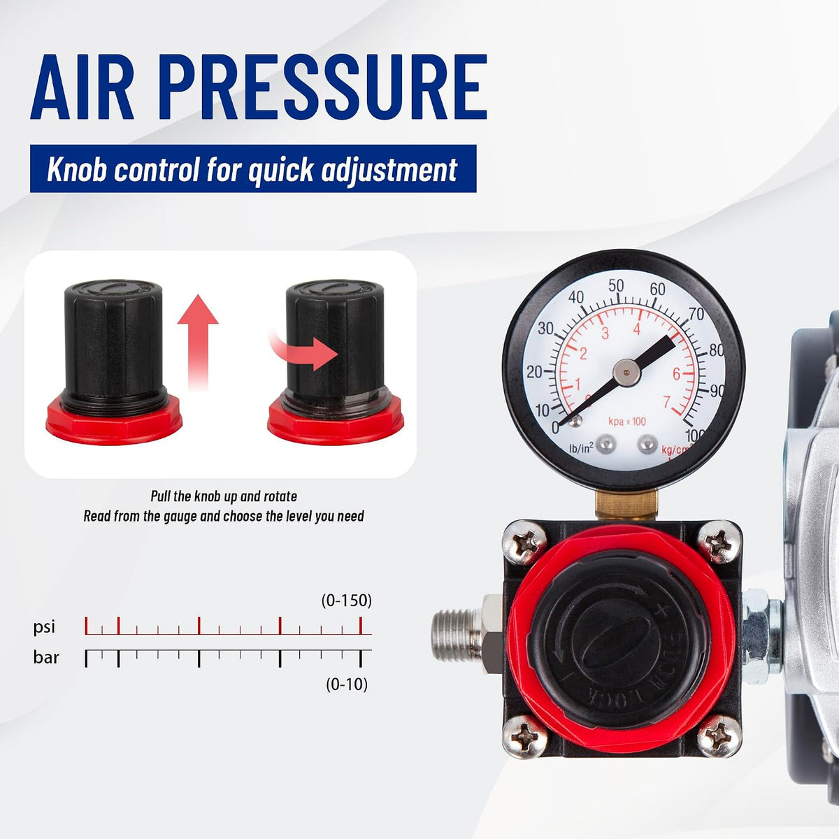 Air Brush Compressor For Spray 1/6Hp 3L