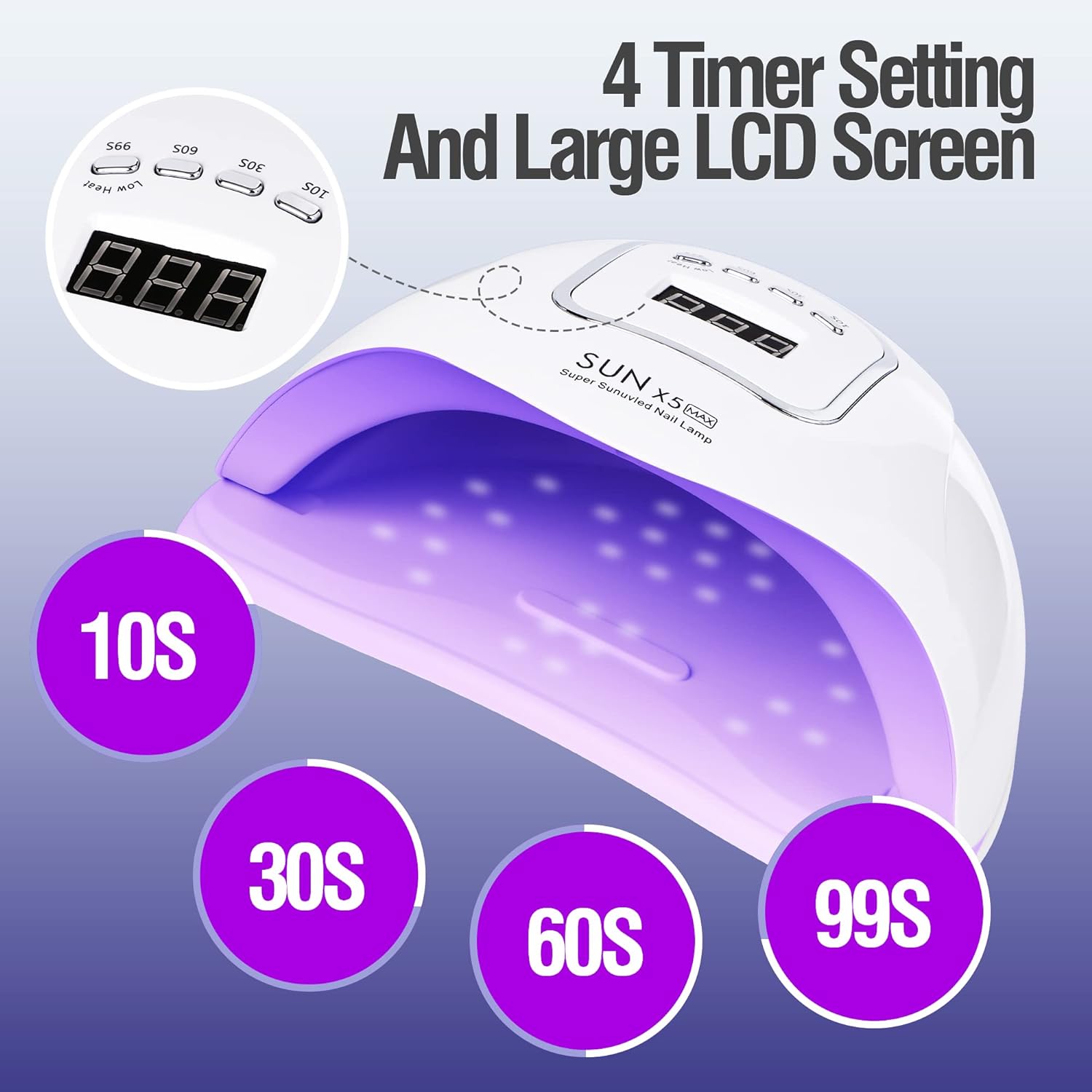 Nail Dryer Lamp 120W UV LED