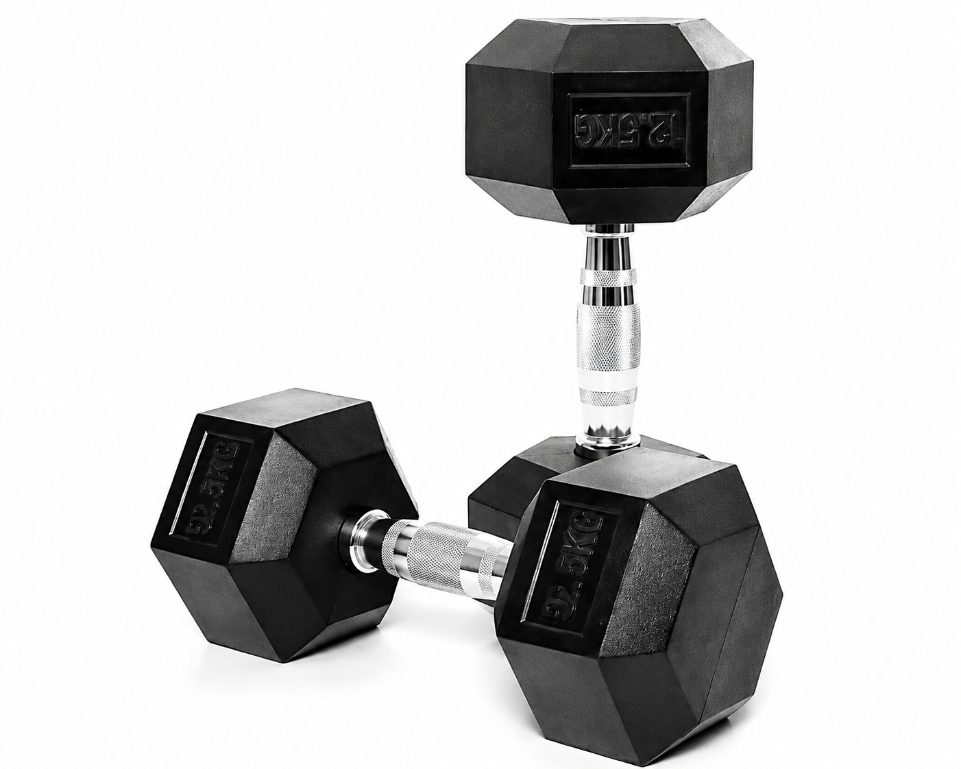 Hexagonal Dumbbell Set 12.5Kg Each