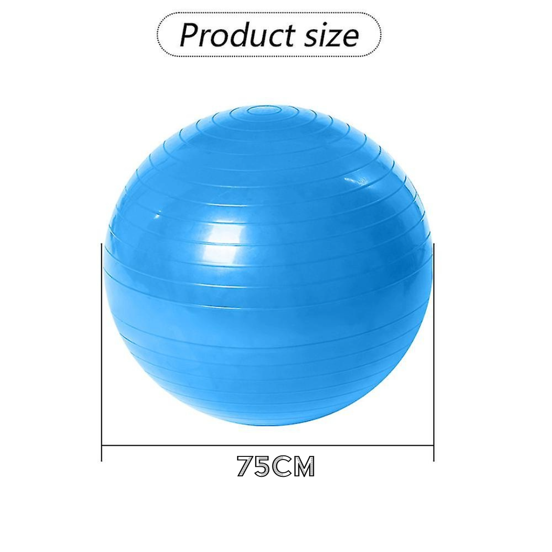 Yoga Balance Ball Fitness Shaping Sitting Ball 75cm (Blue)