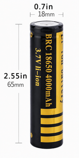 18650 Rechargeable Batteries 4pcs